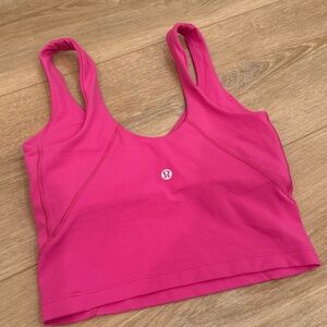 Lululemon Align Tank Top Crop Bra - Sonic Pink - Size 2